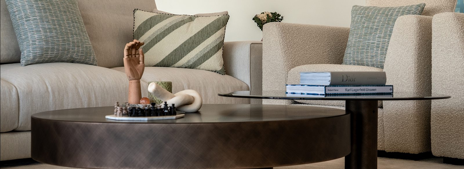 Living room detail designed by Génesis Ramírez